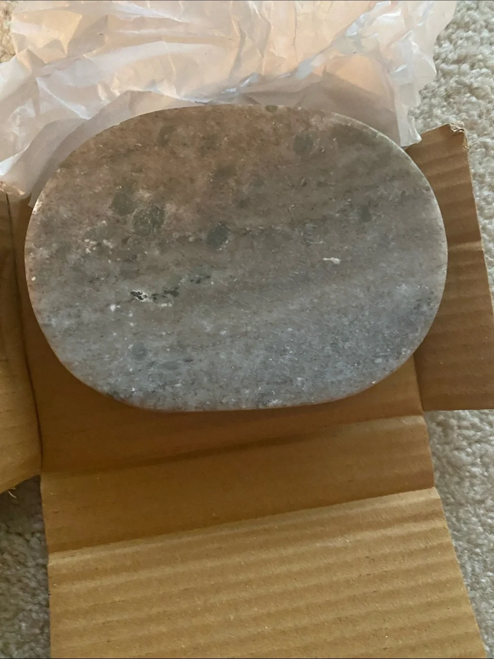Archipelago natural marble soap dish brand new in box - Picture 5 of 6